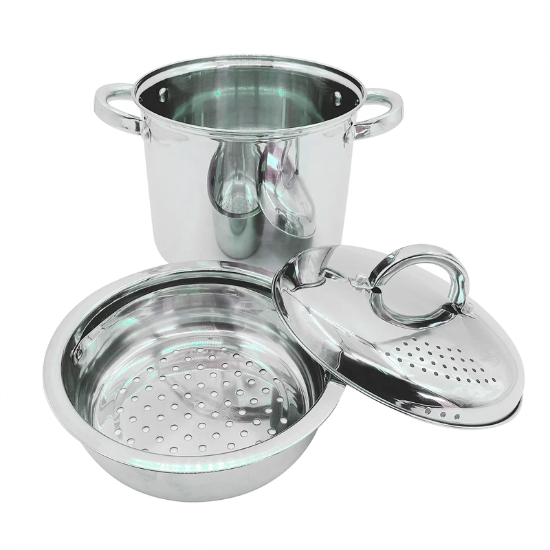 OLLA PARA PASTA OSTER SANGERFIELD 4.7 LITROS C/ COLADOR Y VAPORERA ACERO INOXIDABLE - 3