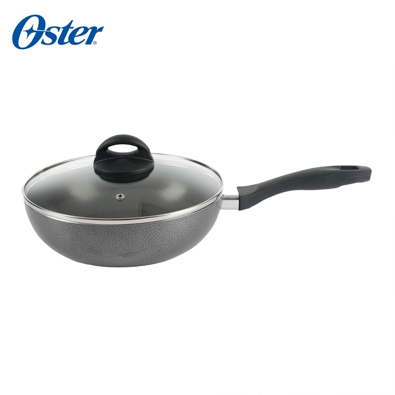 SARTÉN WOK OSTER CLAIRBORNE 24 CM C/ TAPA ALUMINIO  - 2