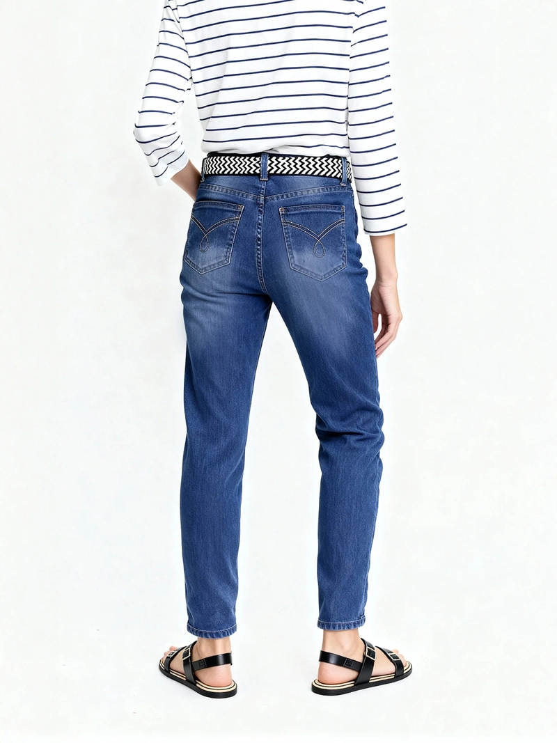 JEANS MUJER REGATTA PITILLO CON CINTURÓN - 3