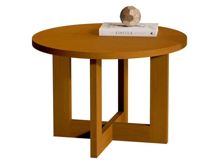 MESA DE CENTRO BE DESIGN JB8001-CA CARAMEL MDF CARAMELO 60 X 60 CM - 1