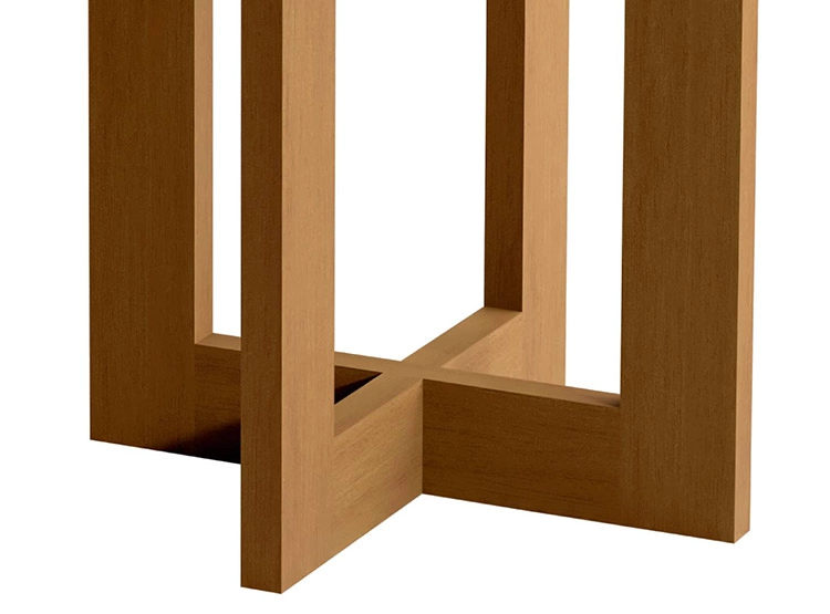 MESA DE CENTRO BE DESIGN JB8001-CA CARAMEL MDF CARAMELO 60 X 60 CM - 2