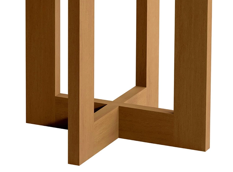 MESA LATERAL BE DESIGN JB8002-CA MDF CARAMELO 50 X 50 CM - 3