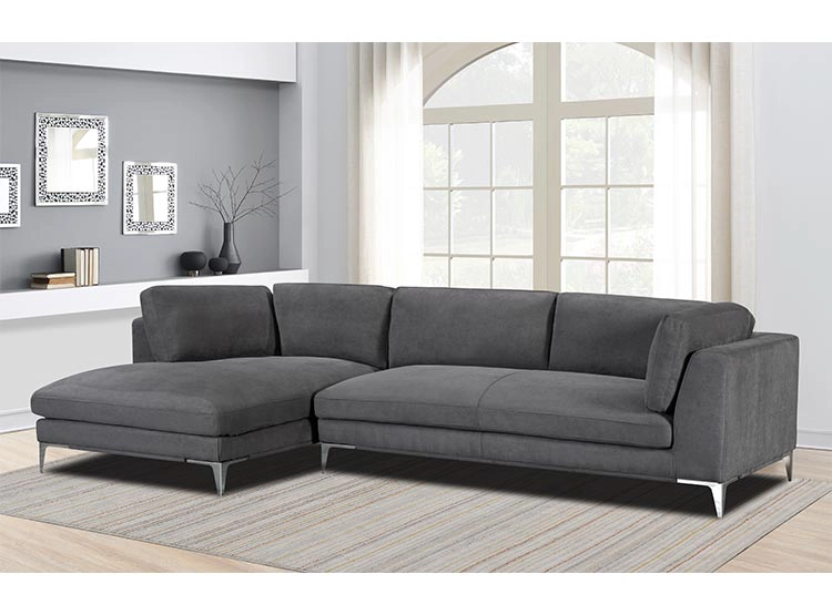 SOFÁ SECCIONAL RIPLEY HOME GRECIA IZQUIERDO 5C GRIS OSCURO - 4