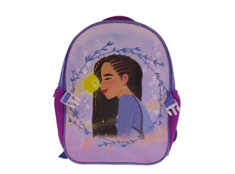 MOCHILA ESCOLAR DISNEY WISH CON LONCHERA MORADO - 3