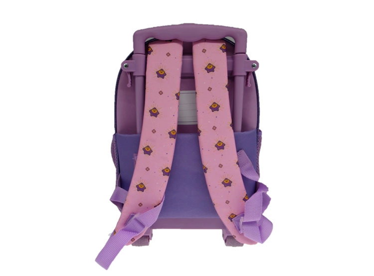 MOCHILA ESCOLAR DISNEY WISH CON RUEDAS MORADO - 3