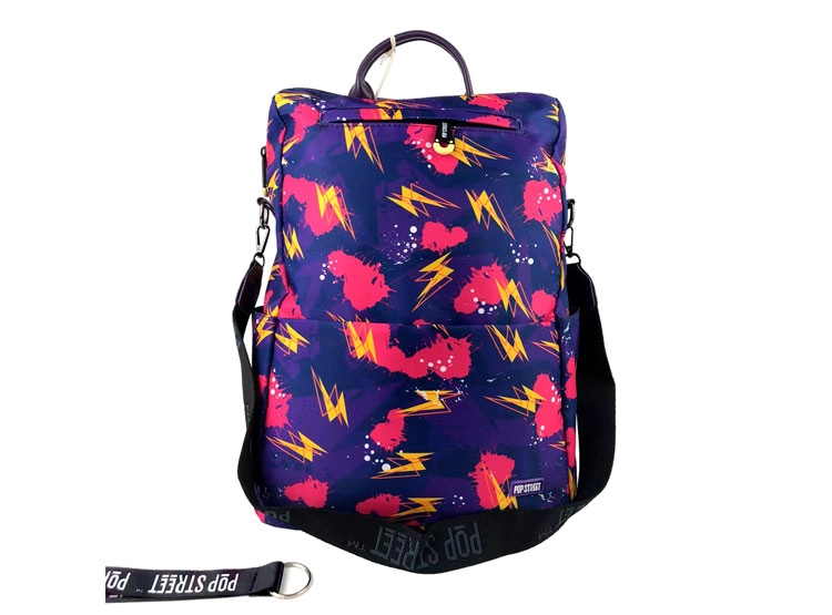 MOCHILA ESCOLAR POP STREET YUM MORADO - 1