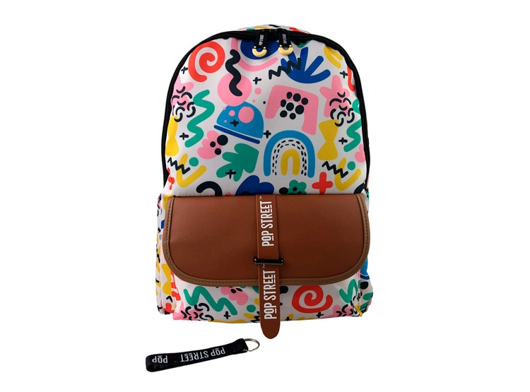 MOCHILA ESCOLAR POP STREET YUM CAFE - 1
