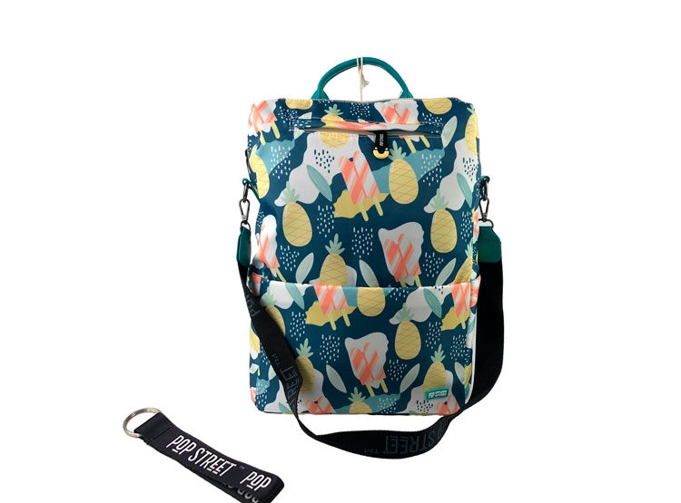 MOCHILA ESCOLAR POP STREET YUM VERDE - 1