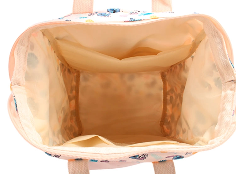 MOCHILA ESCOLAR DISNEY STITCH TONO PASTEL ROSADO - 4