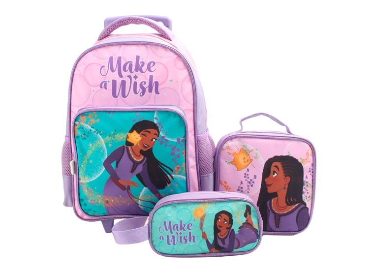 MOCHILA ESCOLAR DISNEY SET BTS LILA - 1