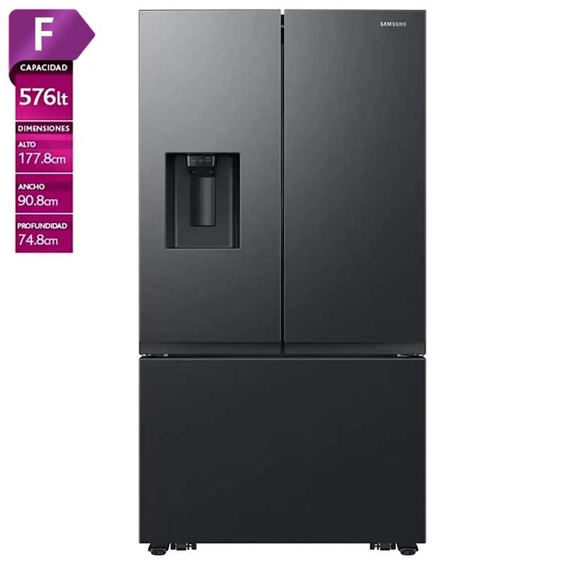 REFRIGERADOR SAMSUNG FRENCH DOOR NO FROST 576 L RF27CG5410B1ZS - 1