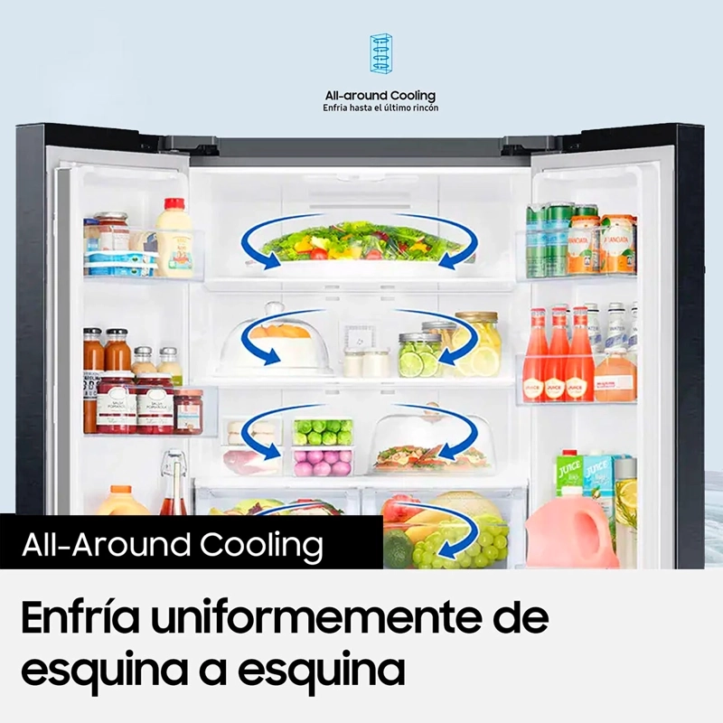 REFRIGERADOR SAMSUNG FRENCH DOOR NO FROST 576 L RF27CG5410B1ZS - 7