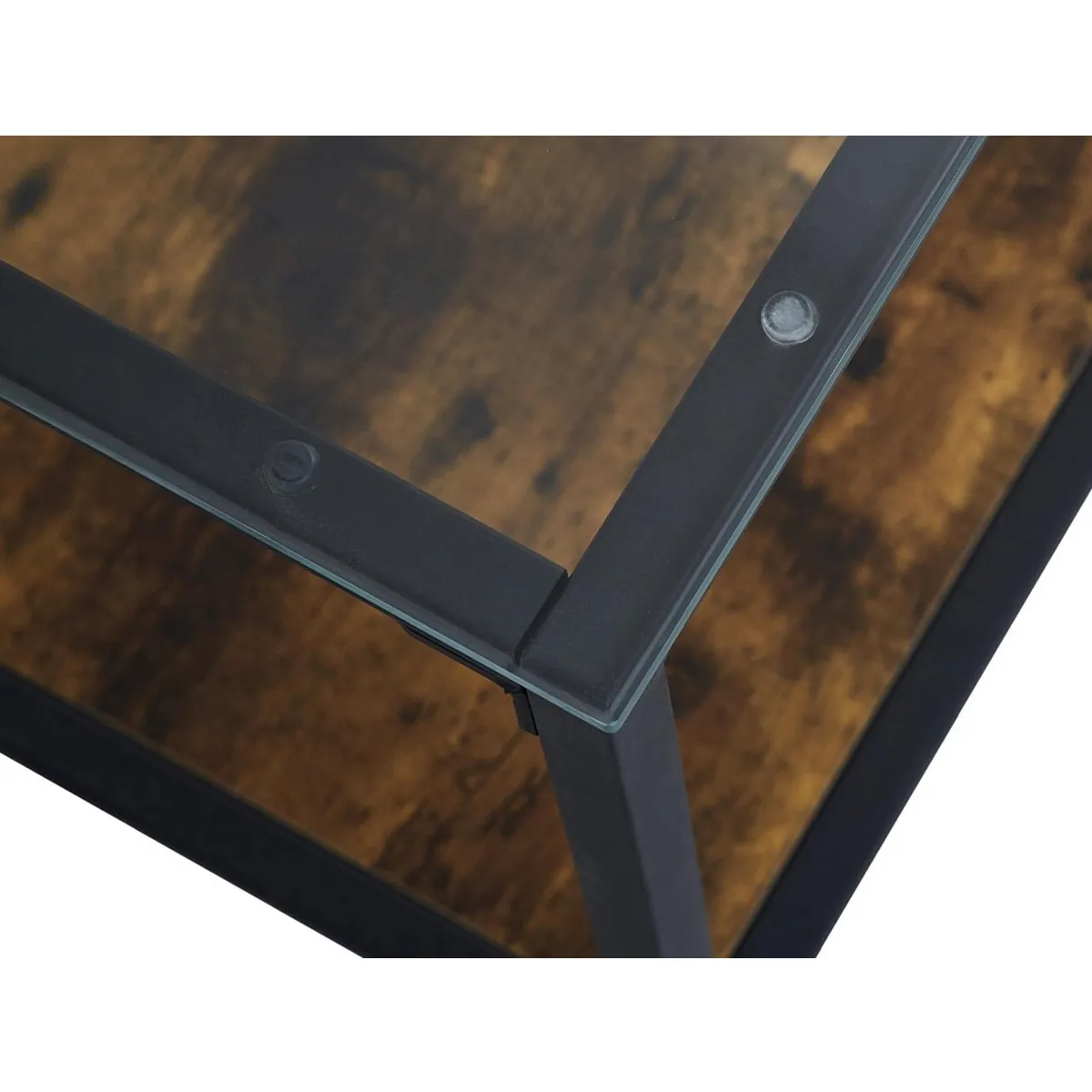 MESA DE CENTRO RIPLEY HOME PENÉLOPE METAL CAFÉ 120 X 60 CM - 4