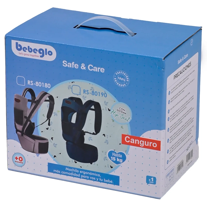 PORTA BEBE BEBEGLO RS-80190-2 NEGRO RS-80190 - 5