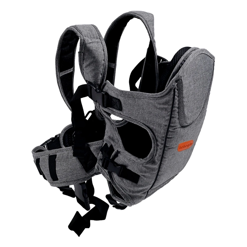 PORTABEBÉ MOCHILA BEBEGLO RS-80140 GRIS - 1