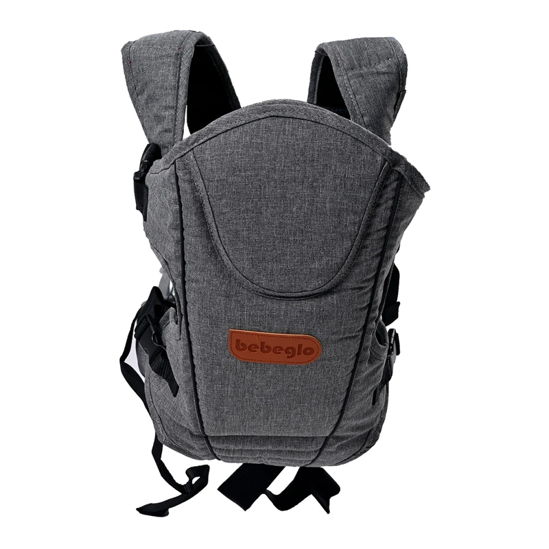 PORTABEBÉ MOCHILA BEBEGLO RS-80140 GRIS - 2