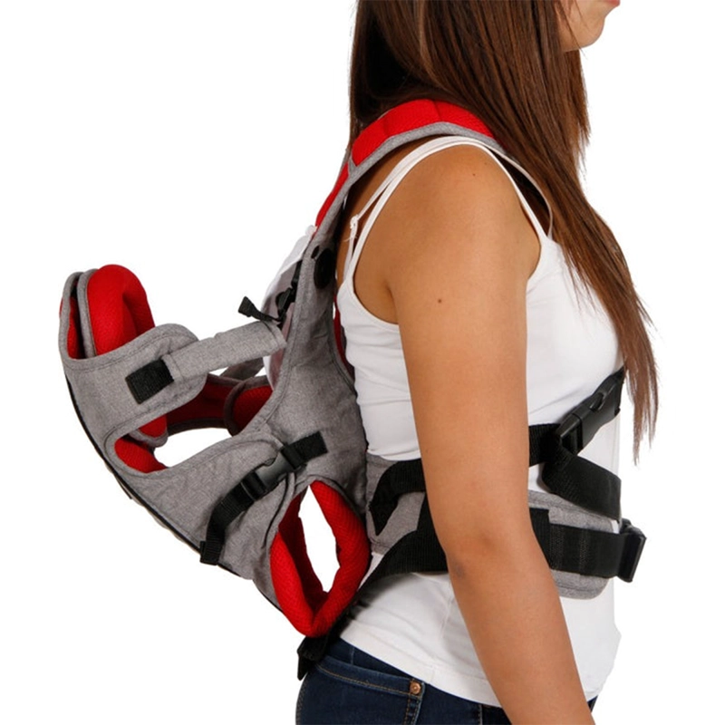 PORTABEBÉ MOCHILA BEBEGLO RS-80140 GRIS - 4