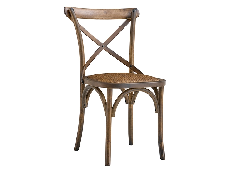JUEGO DE COMEDOR MAISON LINETT CORSICA VIDRIO 6 SILLAS CAFÉ - 6