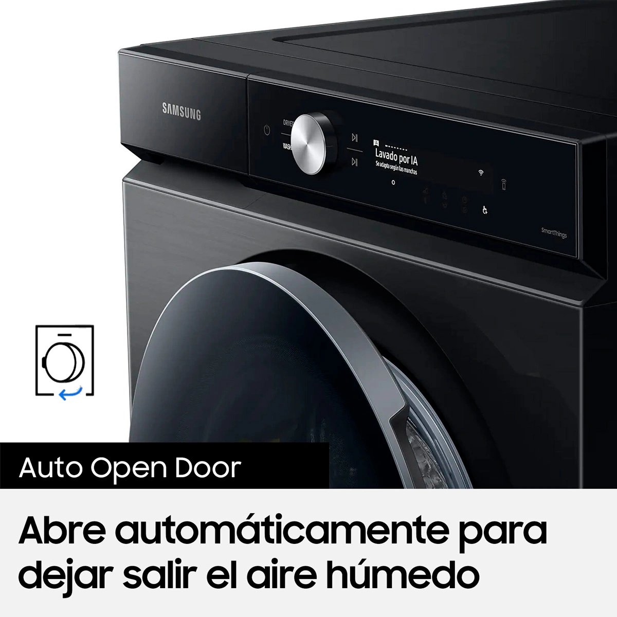 SECADORA DE ROPA BOMBA DE CALOR SAMSUNG BE SPOKE DV17B9750CV 17KG NEGRO - 6