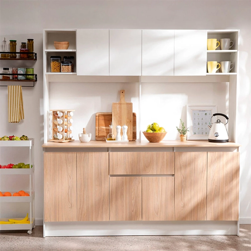 MUEBLE DE COCINA CIC IBIZA 10 PUERTAS 1 CAJÓN BLANCO - 1
