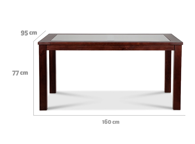 JUEGO DE COMEDOR CIC ÑUBLE PU 6 SILLAS CHOCOLATE - 13