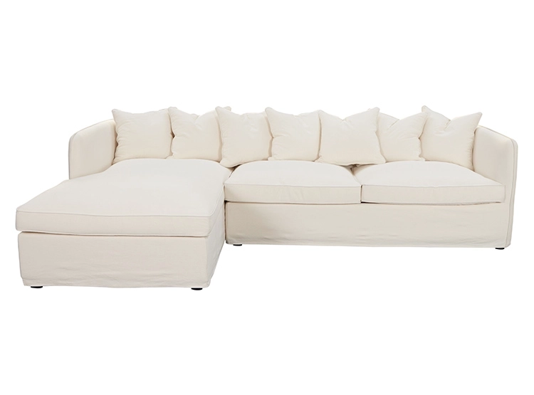 SOFÁ SECCIONAL MAISON LINETT NEW SICILIA 4 CUERPOS BEIGE