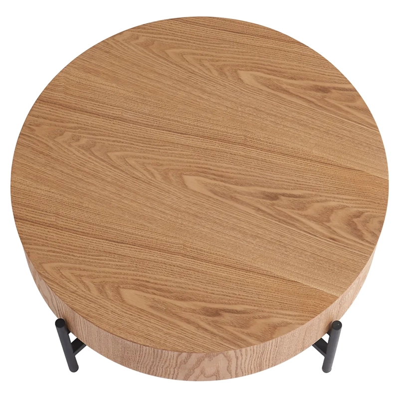MESA DE CENTRO RIPLEY HOME CROVETTO METAL CAFÉ 75 X 75 CM - 3