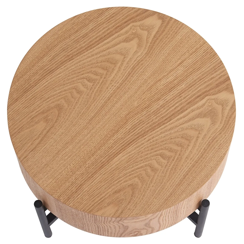 MESA DE CENTRO RIPLEY HOME CROVETTO METAL CAFÉ 55 X 55 CM - 3