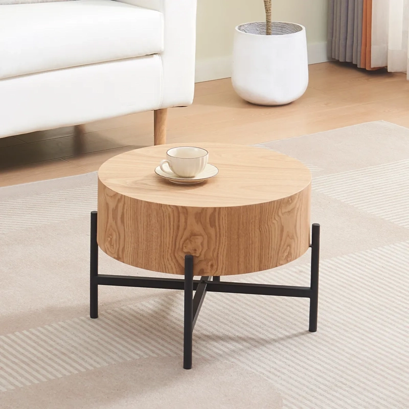 MESA DE CENTRO RIPLEY HOME CROVETTO METAL CAFÉ 55 X 55 CM - 6