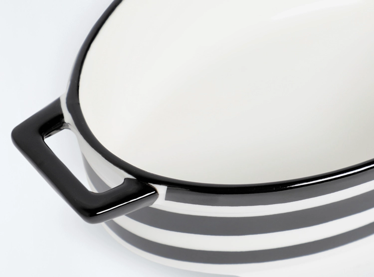 RAMEQUIN RIPLEY HOME PASTA OVAL RAYADO - 2