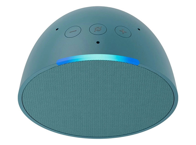 PARLANTE BLUETOOTH AMAZON  INTELIGENTE ECHO POP 1.A GENERACIÓN ALEXA AZUL PETRÓLEO - 4
