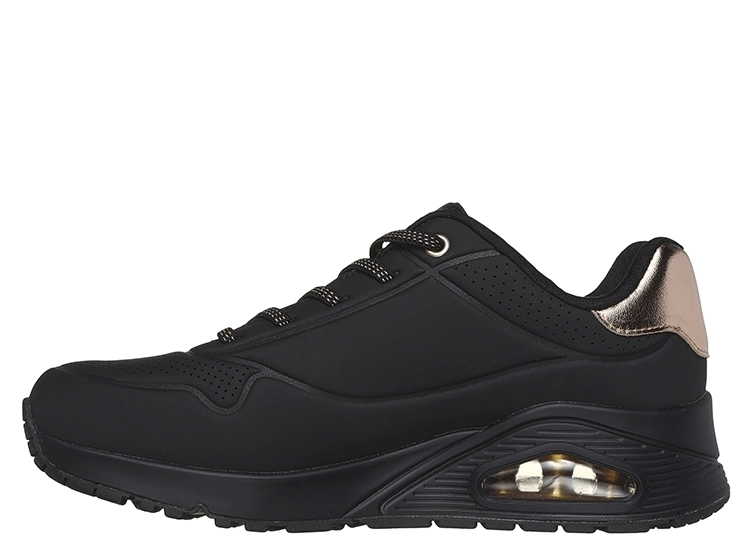 ZAPATILLAS MUJER SKECHERS NEGRO UNO SHIMMER AWAY - 3