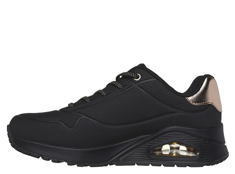 ZAPATILLAS MUJER SKECHERS NEGRO UNO SHIMMER AWAY - 3