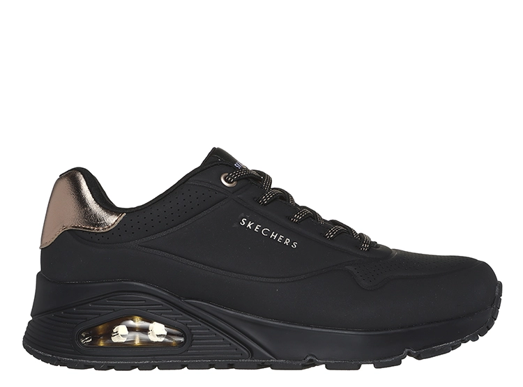 ZAPATILLAS MUJER SKECHERS NEGRO UNO SHIMMER AWAY - 1