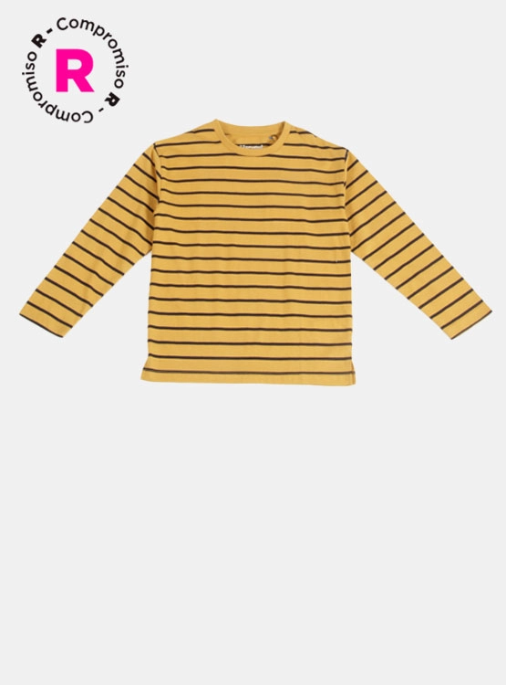 POLERA MANGA LARGA ALGODÓN NIÑO HARVEST