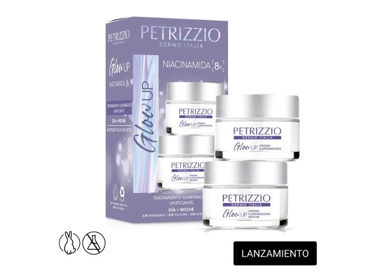 SET CREMA FACIAL PETRIZZIO GLOW UP NIANCINAMIDA AL 0.08 - 1