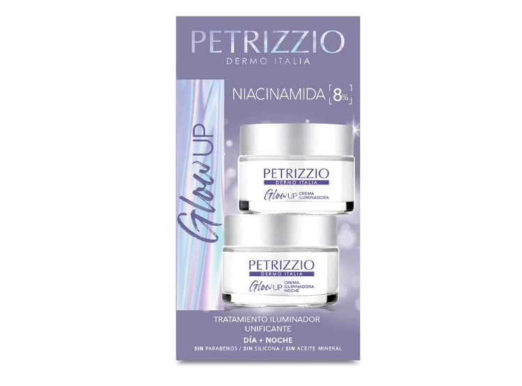 SET CREMA FACIAL PETRIZZIO GLOW UP NIANCINAMIDA AL 0.08 - 2