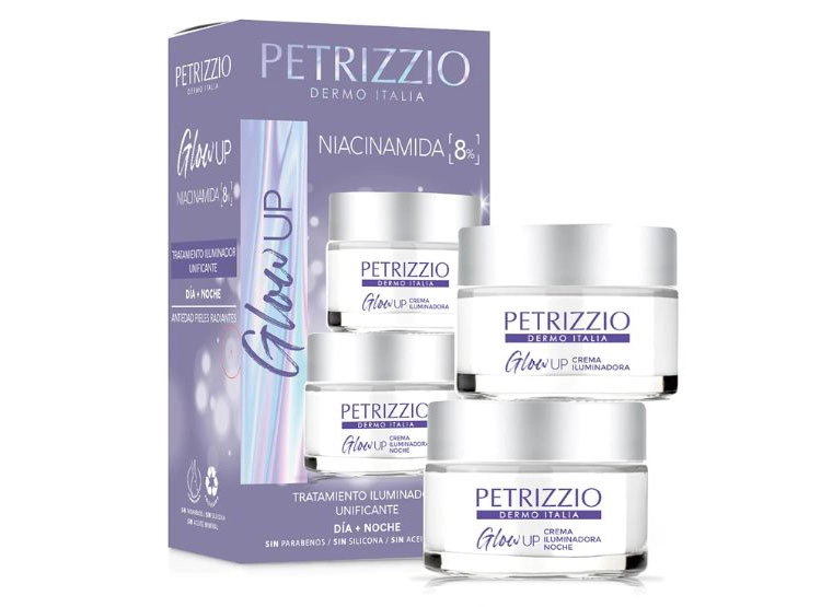 SET CREMA FACIAL PETRIZZIO GLOW UP NIANCINAMIDA AL 0.08 - 3