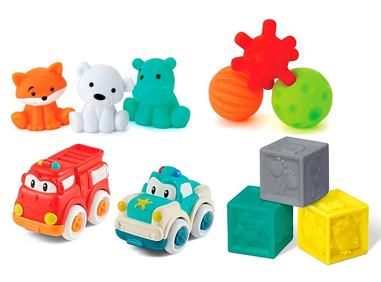 JUGUETE INTERACTIVO ESTIMULACIÓN INFANTINO SET BLOQUES 1ST PLAYSET - 1