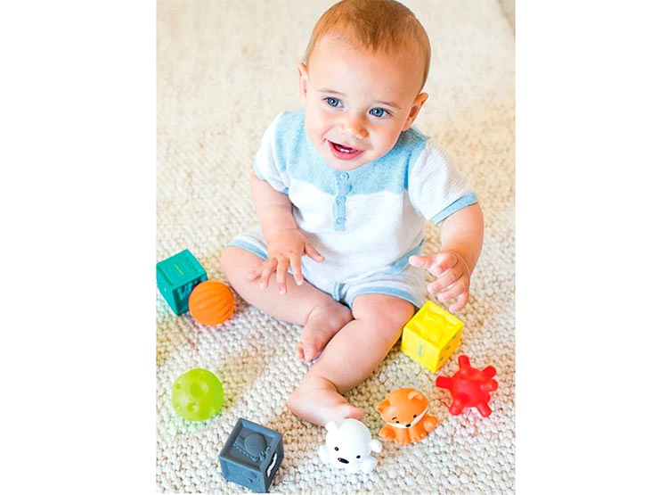 JUGUETE INTERACTIVO ESTIMULACIÓN INFANTINO SET BLOQUES 1ST PLAYSET - 2