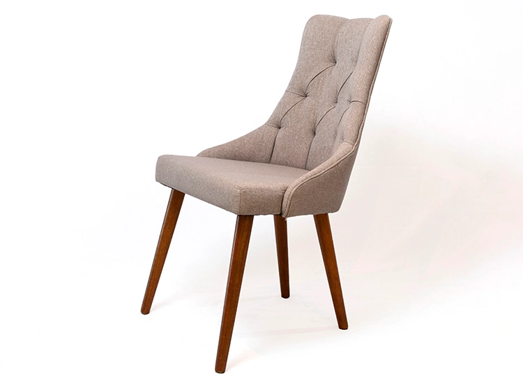 SILLA COMEDOR DECOCASA CLASIC CAPITONE 1 CUERPO LINO - 2