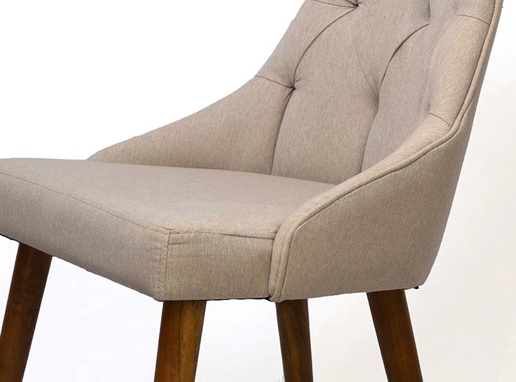 SILLA COMEDOR DECOCASA CLASIC CAPITONE 1 CUERPO LINO - 3