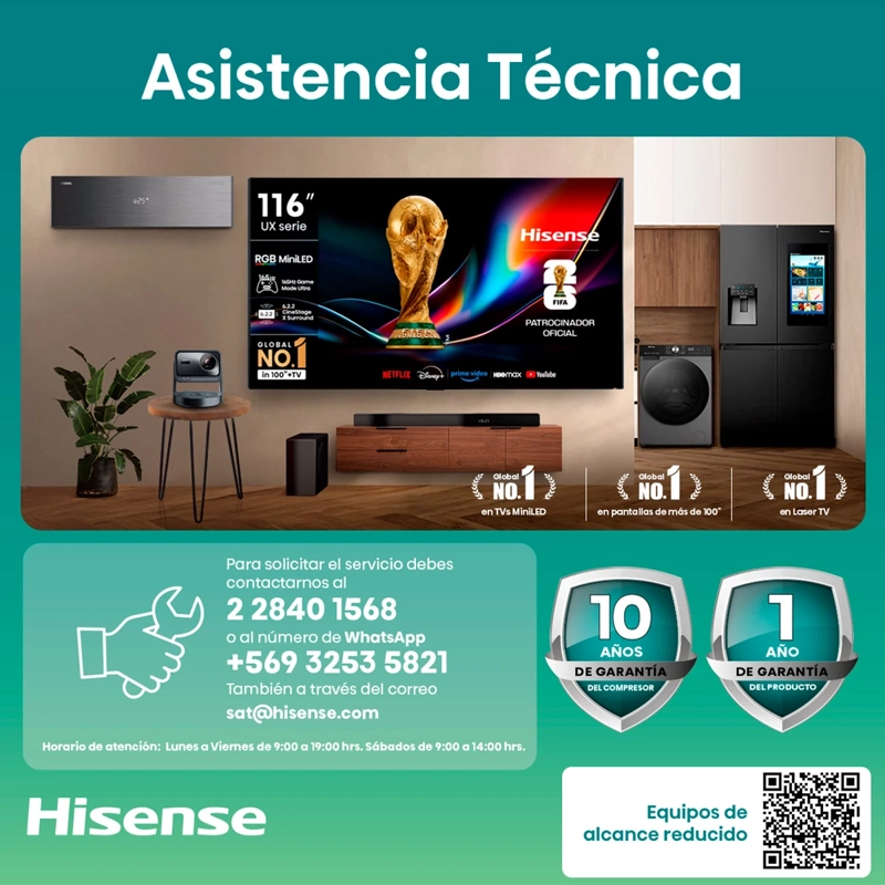 REFRIGERADOR BOTTOM FREEZER HISENSE RD-39WC 300L NO FROST PLATA - 13