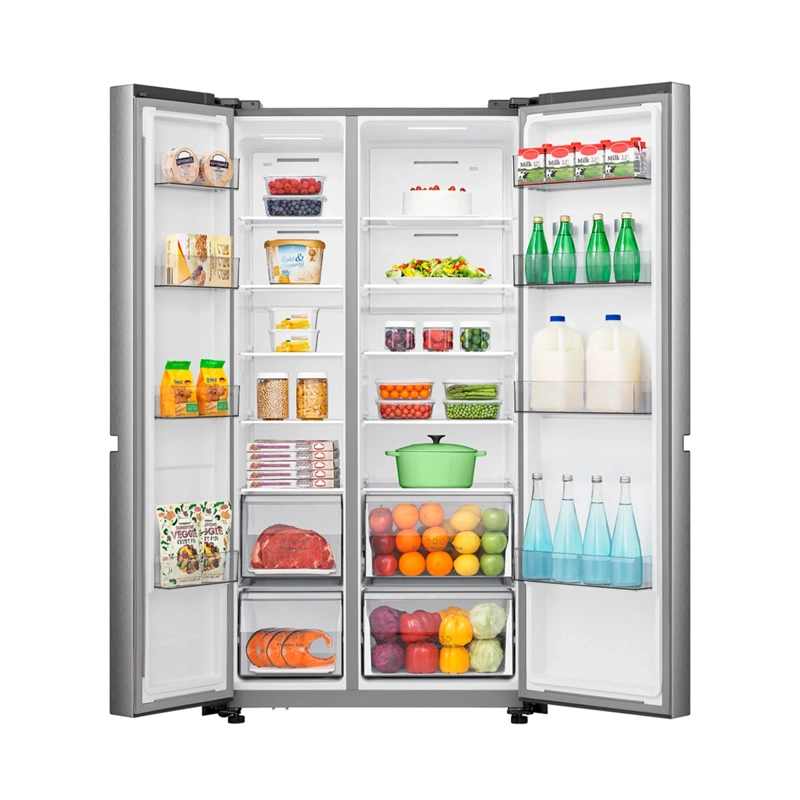 REFRIGERADOR SIDE BY SIDE HISENSE RS820NV 635L NO FROST ACERO - 10