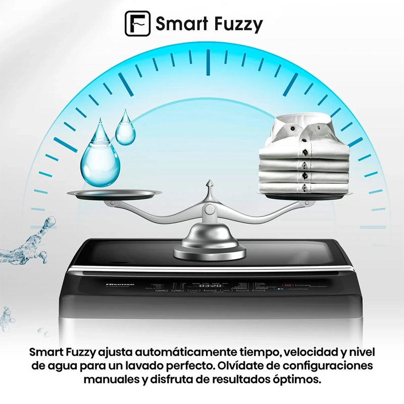 LAVADORA CARGA SUPERIOR HISENSE WT3J1023UT 10KG GRIS - 5