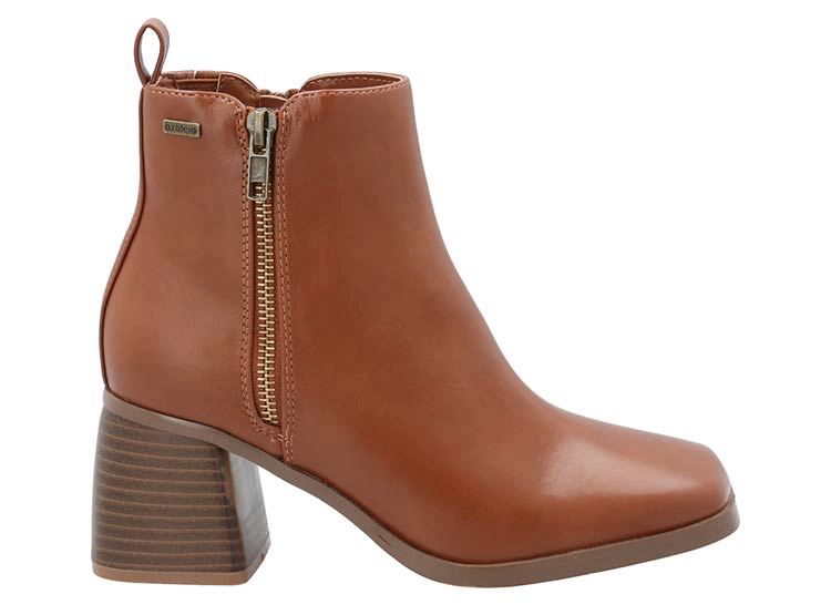 BOTINES MUJER AZALEIA COGNAC HULA - 1