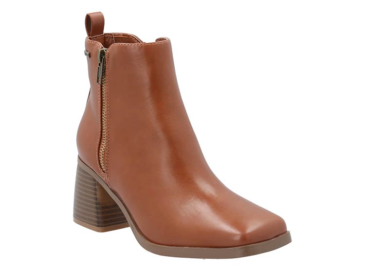 BOTINES MUJER AZALEIA COGNAC HULA - 2