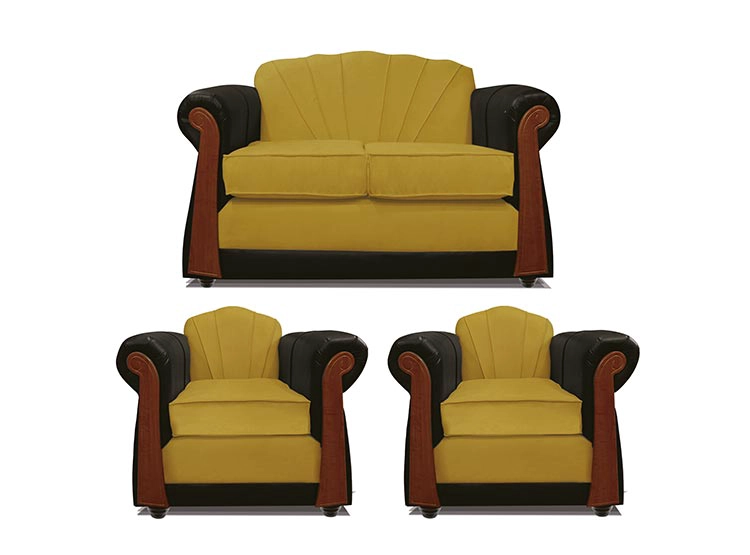 JUEGO DE LIVING ELEGANT DETAIL MARSELLA TELA PU 211 - 1