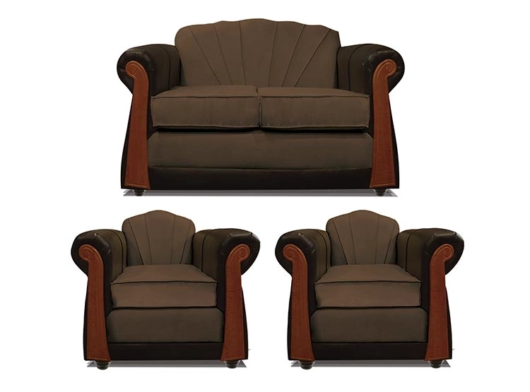 JUEGO DE LIVING ELEGANT DETAIL MARSELLA TELA PU 211