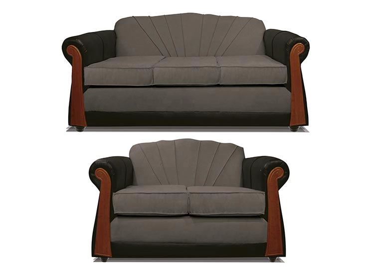JUEGO DE LIVING ELEGANT DETAIL MARSELLA TELA PU 32